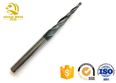 Tungsten 2 Flute Tapered Milling Cutters  High Accuracy Wood Cutting End Mills