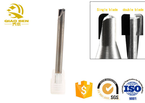 2 Flutes Polycrystalline Diamond Cutting Tools PCD Corner Radius For Acrylic